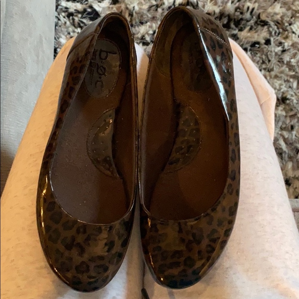 Cheetah Print Patented Flats
